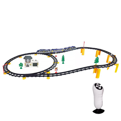 Железная дорога Комета с пультом управления Abtoys C-00411 голубая 1